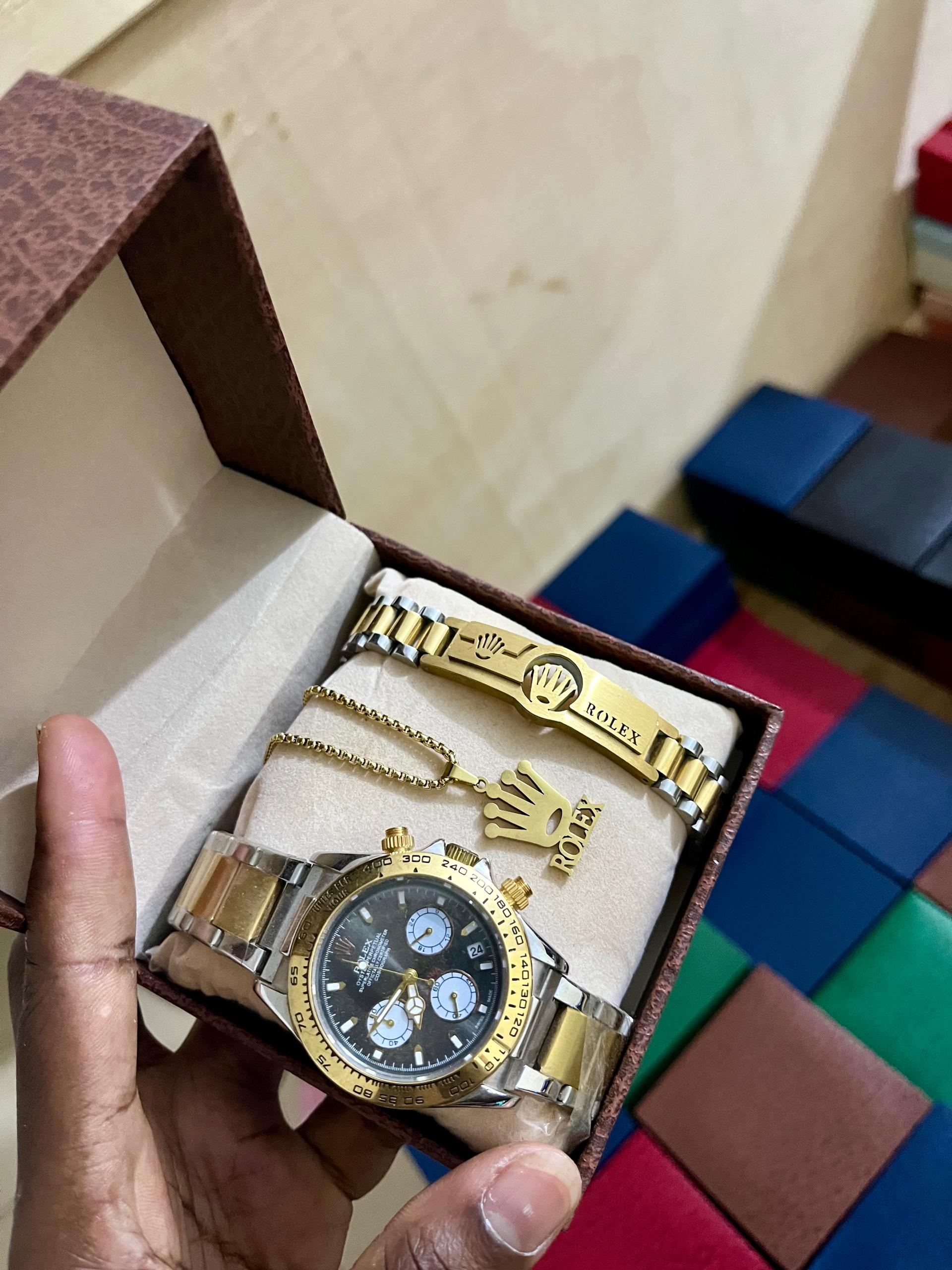 Ensemble bijoux homme