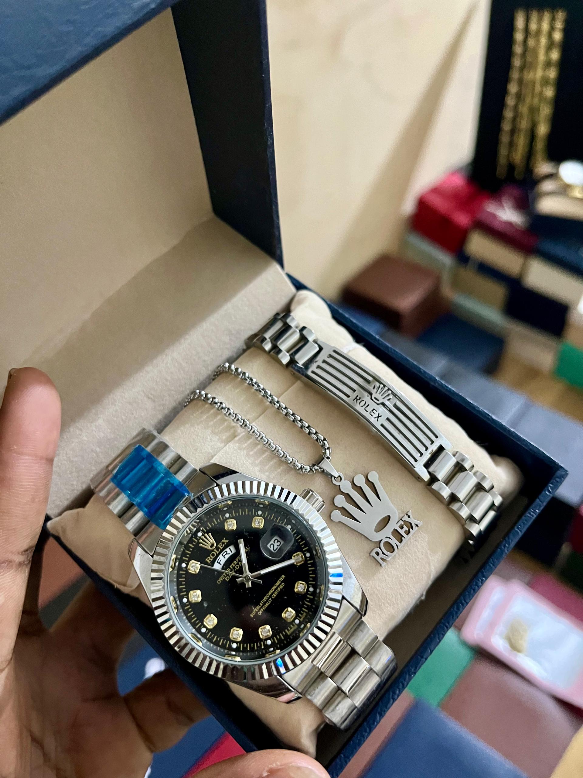 Ensemble bijoux homme